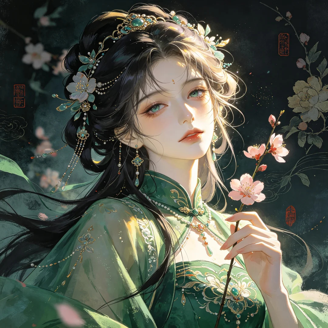 阶下花枝冷